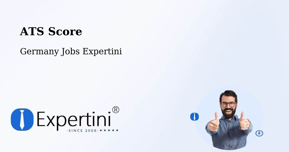 Resume ATS Score & Job Description Match Tool – Aidlingen - Germany Jobs Expertini